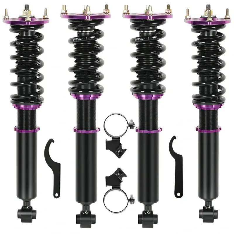 1986-1992 Toyota Supra Jza70 Ma70 Ga70 Coilover Shock Absorbers Struts 4Pcs 1