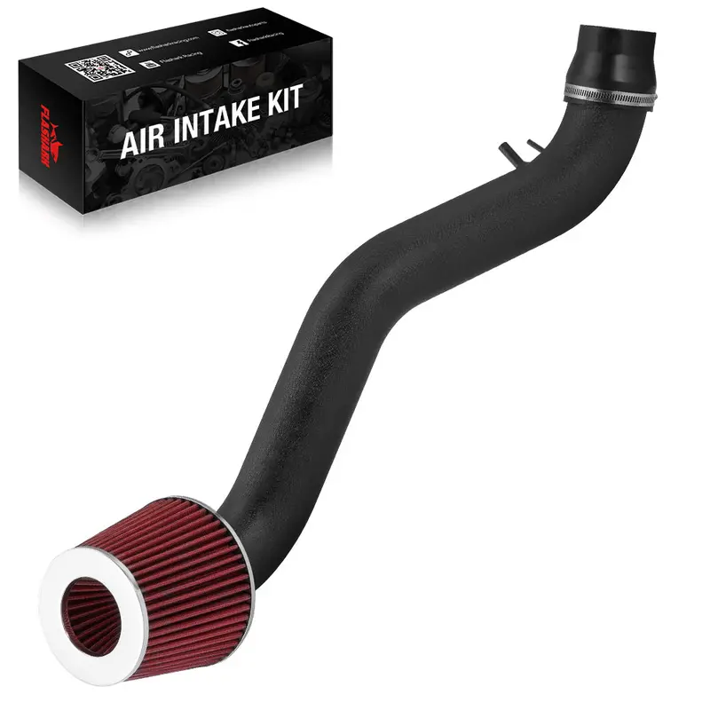 1988-1991 Honda Civic Crx Aluminum Air Intake W/Cone Filter 1