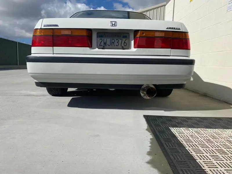 1990-1993 Honda Accord Catback Exhaust 2.5" Pipe 4" Tip N1 Style 2.2L Sohc 2