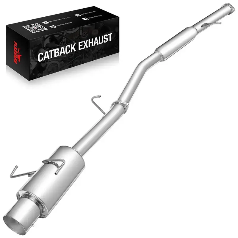 1995-1998 Nissan 240Sx S13 S14 4 Inches Muffler Tip Catback Exhaust System 2.4L 1