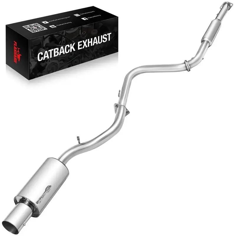 1995-1999 Mitsubishi Eclipse Rs/Gs 2.0L Non-Turbo Catback Exhaust System With N1-Style Muffler Tip 1