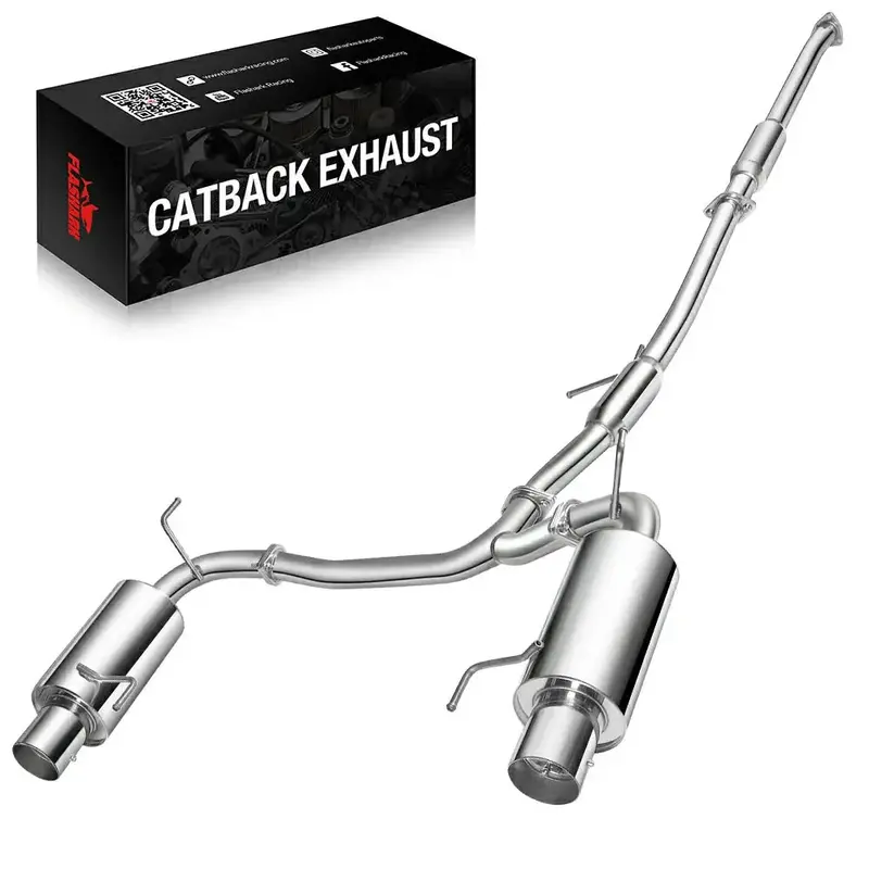 1998-2002 Honda Accord Ex/Lx 3.0L V6 Catback Exhaust System W/4.5 Inches Muffler Tip Sohc J30a1 1