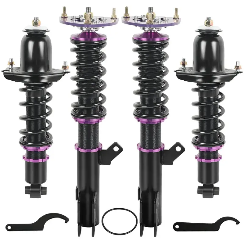 2000-2006 Toyota Celica Coilover Shock Absorbers Struts 4Pcs 1