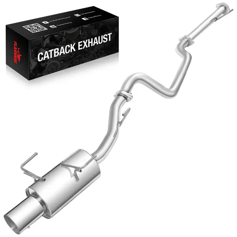 2002-2006 Nissan Sentra Se-R Spec V 2.5L B15 Qr25de I4 Catback Exhaust W/ 4 Inches Muffler Tip 1