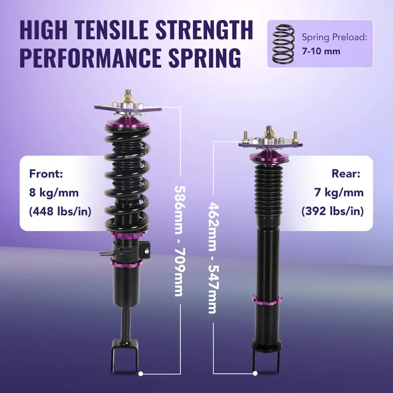 2003-2008 Nissan 350Z Infiniti G35 Coilover 4Pcs 2