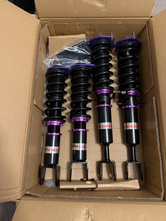 2003-2008 Nissan Fairlady 350Z Z33 Coilover Shock Absorbers Struts 4Pcs 2