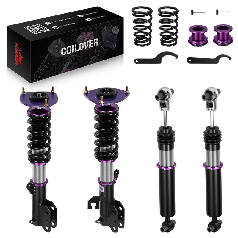 2007-2012 Nissan Sentra 32-Way Damping Coilover Shock Absorbers Struts | Flashark 1