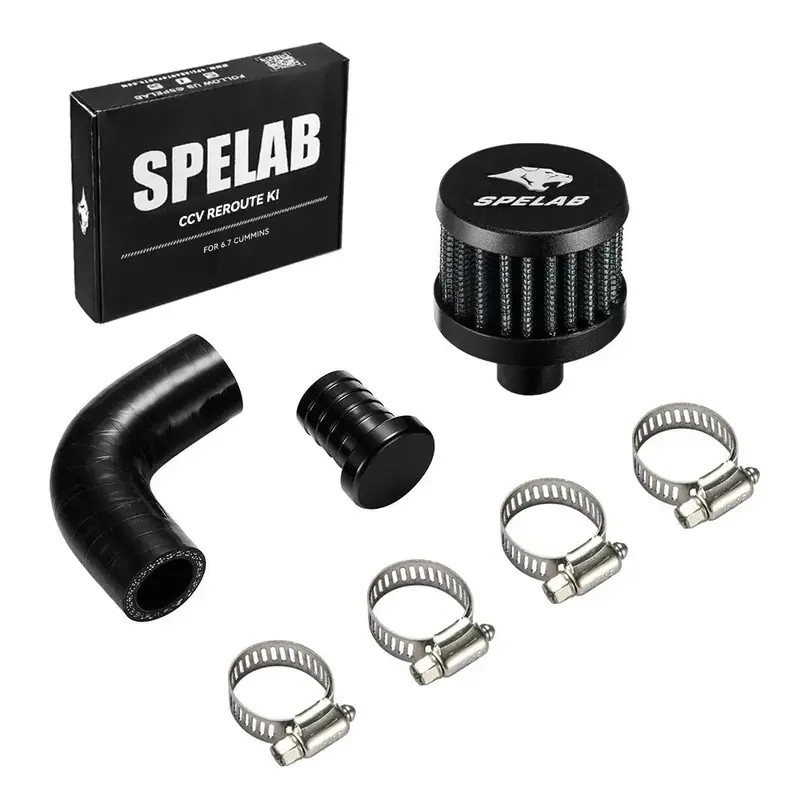 2007-2019 Dodge 6.7L Cummins Ccv Reroute Engine Ventilation Kit 1