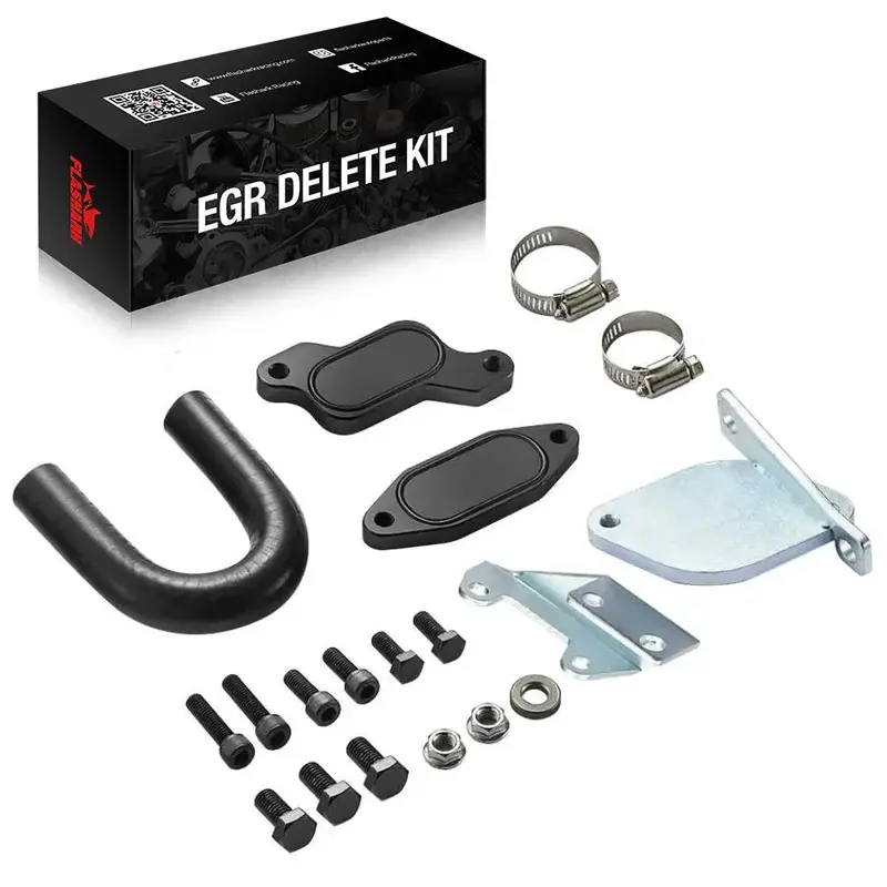 2007.5-2010 6.6L Chevy Gmc Lmm Duramax Diesel Egr Valve Cooler Delete Kit (Ordinary) 1