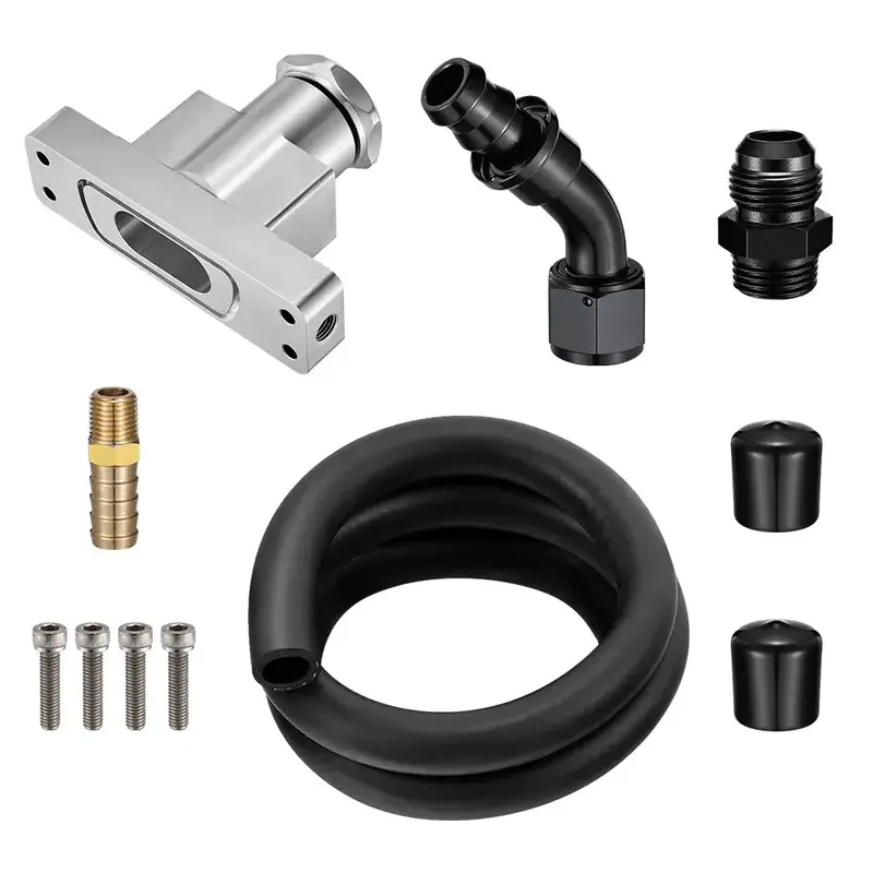 2008-2010 6.4L Powerstroke Ccv Pcv Reroute Delete Kit Diesel Ford F250 F350 F450 F550 2