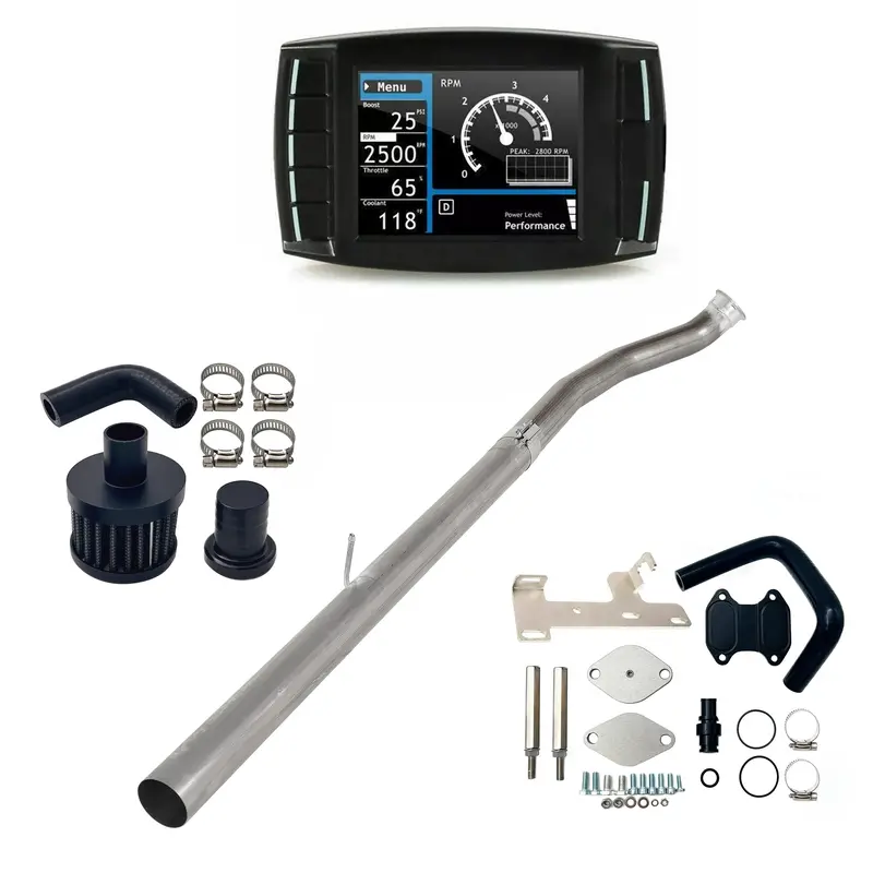 2010-2012 6.7L Ram Cummins 4" Dpf/Def/Egr/Ccv Delete All-In-One Kit 1
