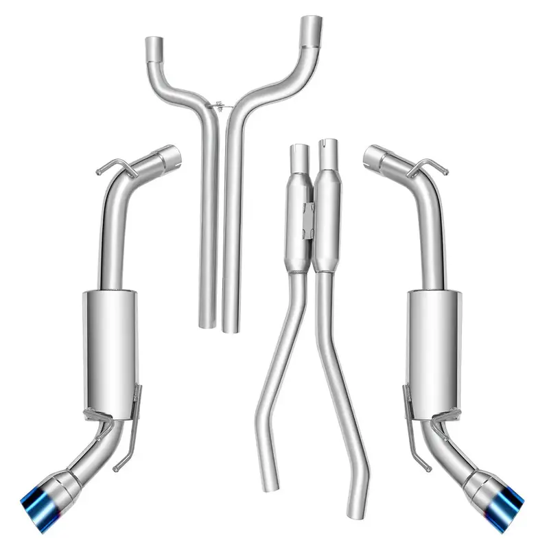 2010-2015 Chevrolet Chevy Camaro Catback Exhaust W/ N1 Burnt Tip 3.6L V6 2Dr 2