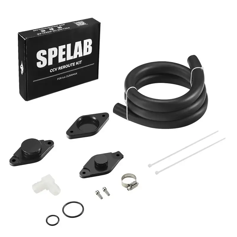 2011-2016 Chevy Gmc Lml 6.6L Duramax Ccv Reroute Engine Ventilation Kit | Spelab 1