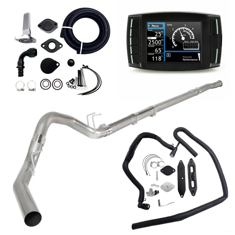 2011-2019 6.7L Ford Powerstroke 4" Dpf/Def/Egr/Ccv Delete All-In-One Kit 1