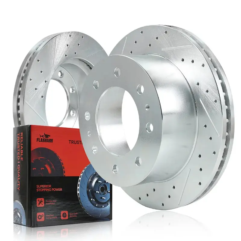 2011-2019 Chevy Chevrolet Silverado Gmc Sierra 2500 3500 Disc Brake Rotors - Front And Rear 2