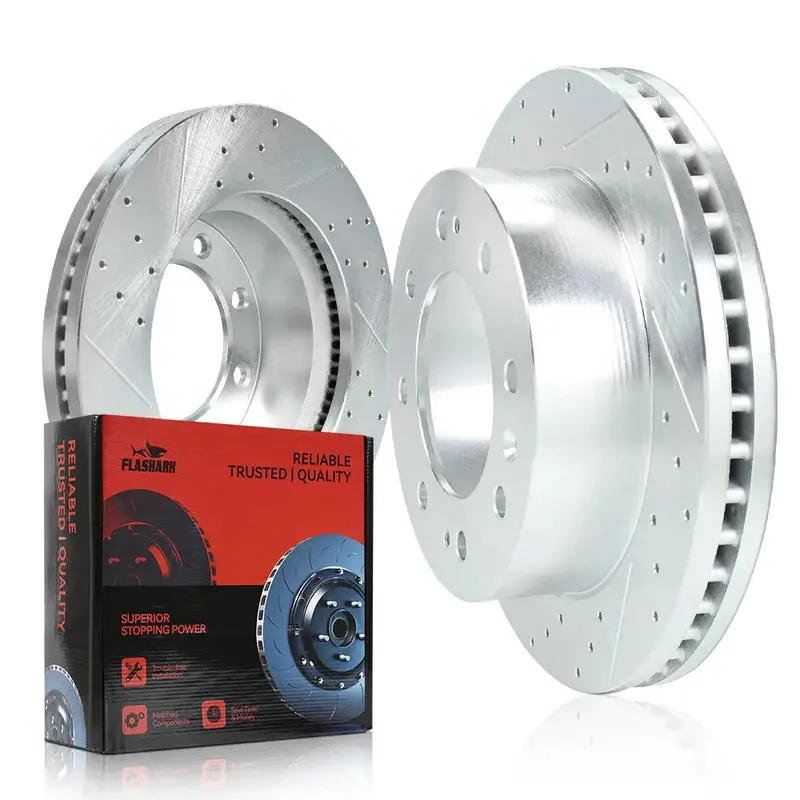 2011-2019 Chevy Chevrolet Silverado Gmc Sierra 2500 3500 Disc Brake Rotors - Front And Rear 3