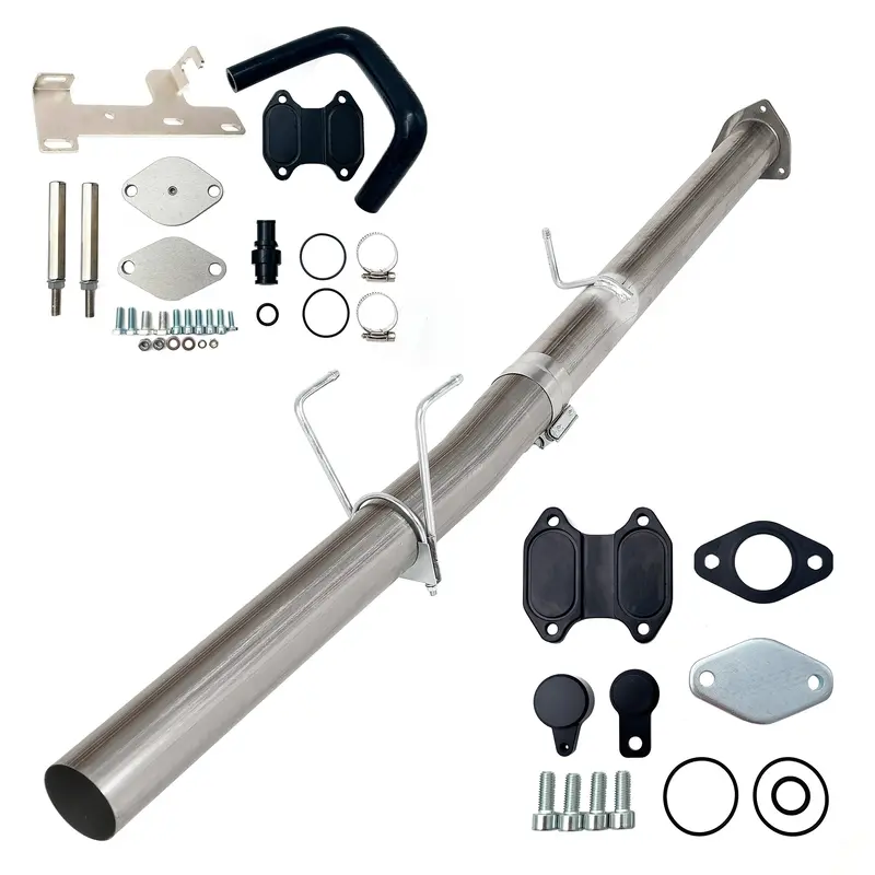 2013-2018 6.7L Ram Cummins Cab & Chassis 4" Dpf Pipe & Egr Cooler Delete Kit 1