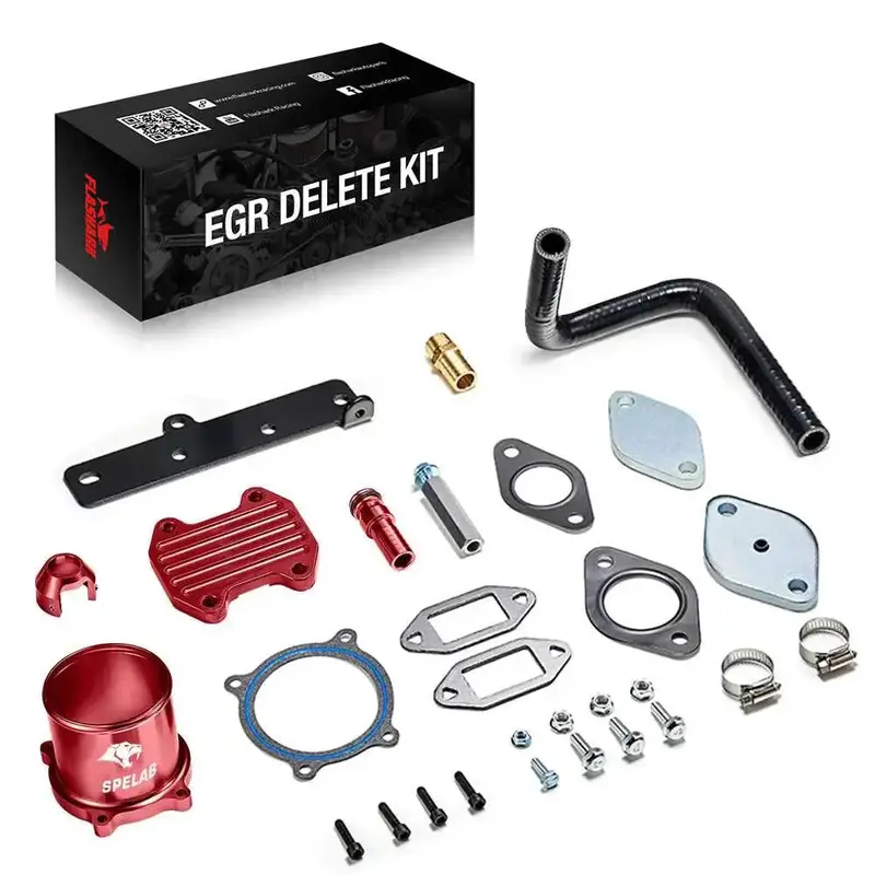 2013-2018 Egr Plate Cooler & Throttle Valve Delete Kit For 6.7L Dodge Ram Cummins Diesel 1