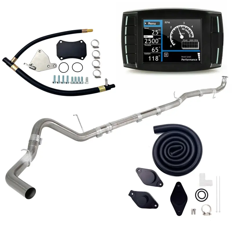 2015.5-2016 6.6L Duramax Lml 4" Dpf/Egr/Def/Ccv Delete Kit 1