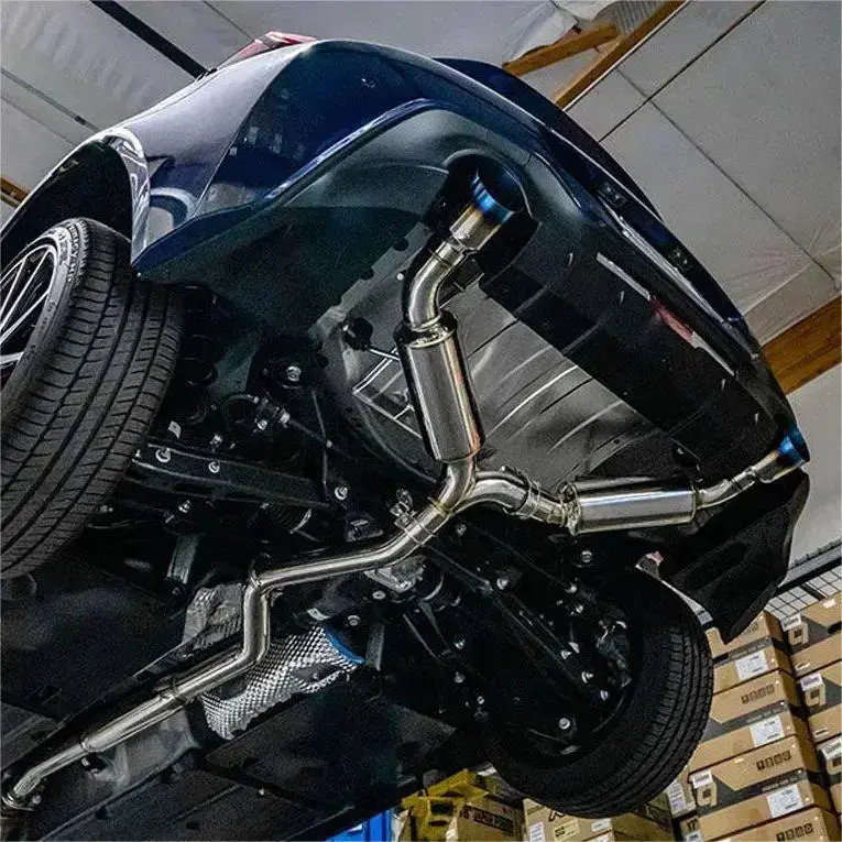 2017-2021 Toyota Gt86/2022-2024 Toyota Gr86 Catback Exhaust With Dual Burnt Tip/Dual Polished Tip/Single Burnt Tip 2