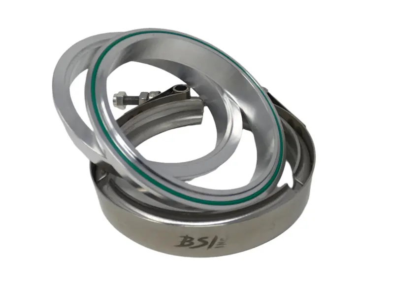 3.0" Aluminum V-Band Flange Assembly With Clamp 1