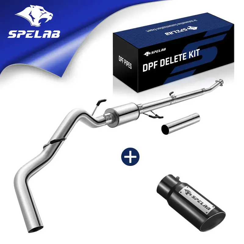 3.5''/4'' 2018-2020 3.0 Powerstroke Dpf Delete Race Pipe | Ford F-150 | Spelab 3