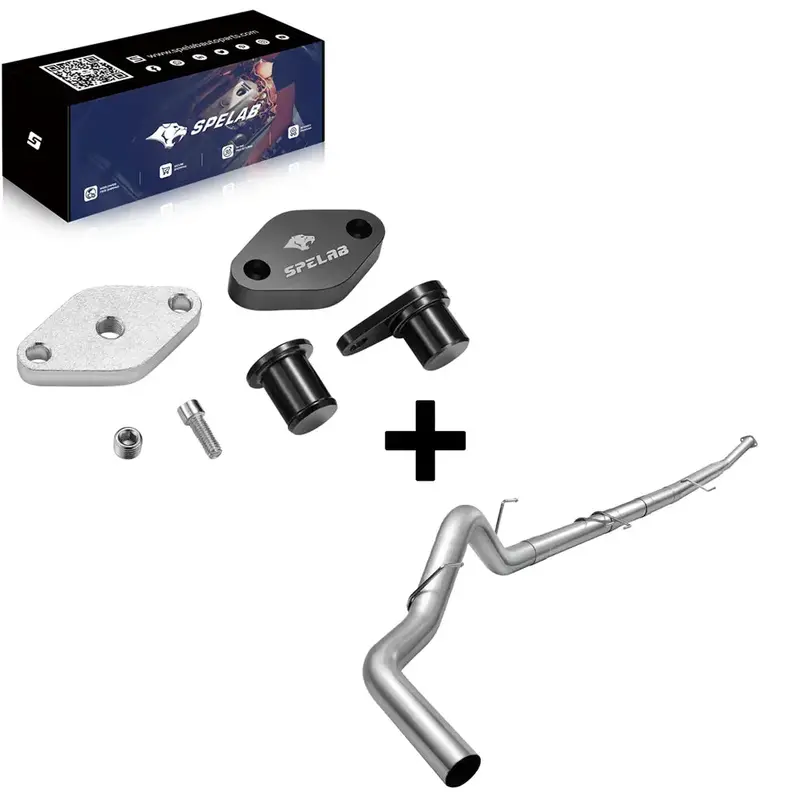 3.5''/4'' 2018-2020 3.0 Powerstroke Dpf Delete Race Pipe | Ford F-150 | Spelab 6