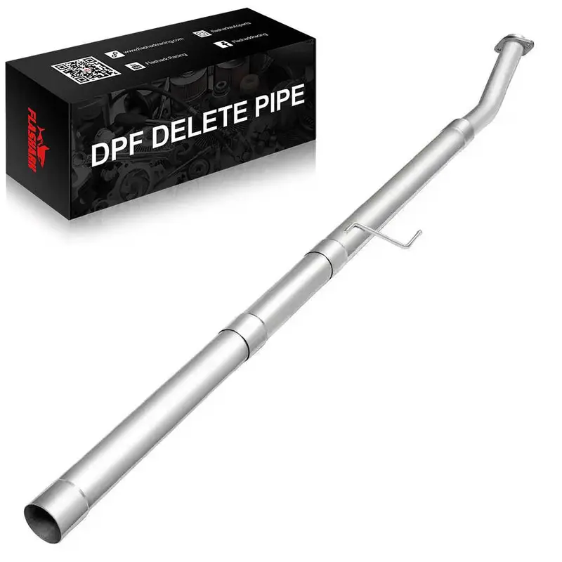 3.5/4 Inches 2018-2020 Powerstroke Ford F-150 3.0L Dpf Delete Race Pipe 1