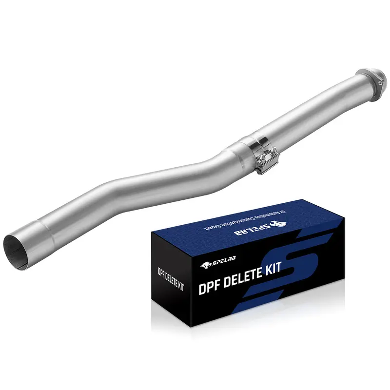 3.5‘’ Cat & Muffler Delete Pipe Exhaust System For 2003-2007 Ford 6.0L Powerstroke F-250 F-350 1