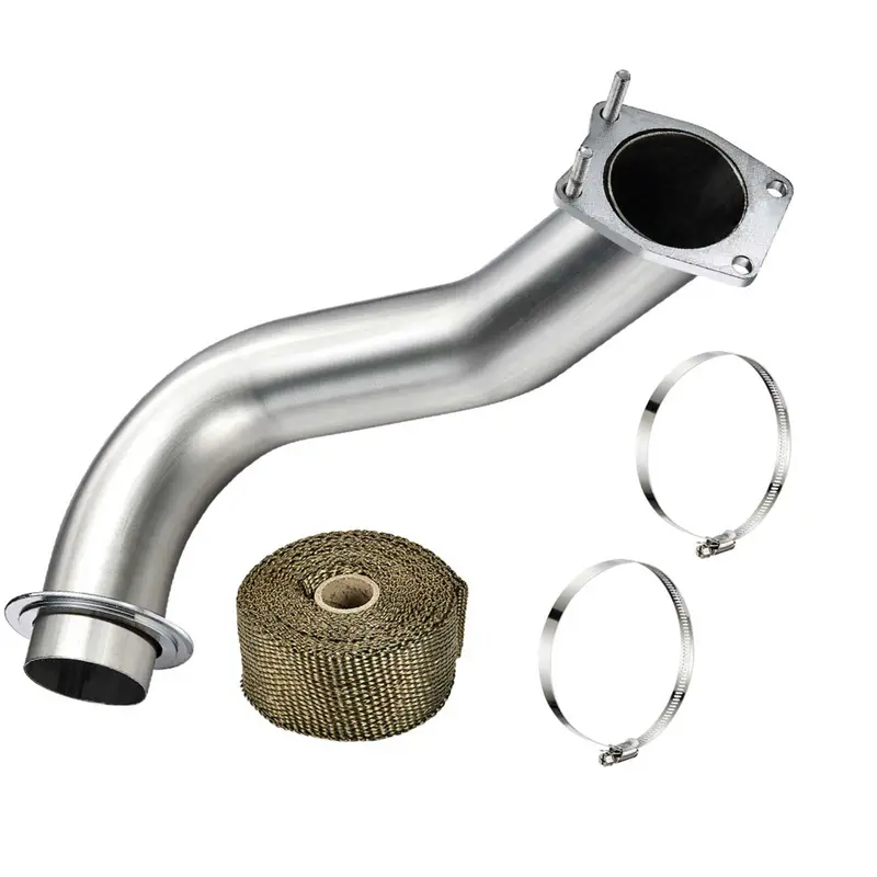 3.5'' Downpipe Exhaust For 2017-2023 Chevy/Gmc Silverado/ Sierra L5p Duramax Diesel 6.6L 1