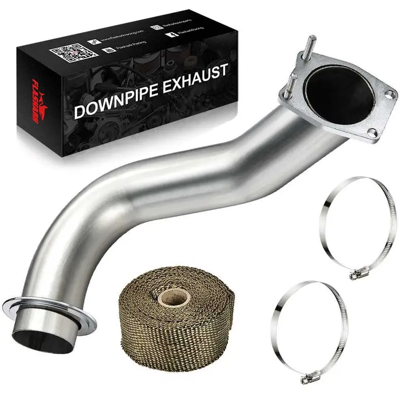 3.5'' Downpipe Exhaust For 2017-2023 Chevy/Gmc Silverado/ Sierra L5p Duramax Diesel 6.6L 2