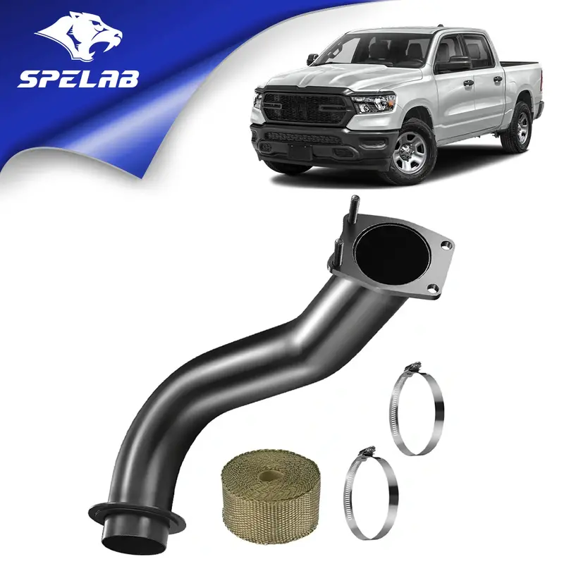 3.5'' Downpipe Exhaust For 2017-2025 L5p 6.6L Duramax Diesel | Spelab 2