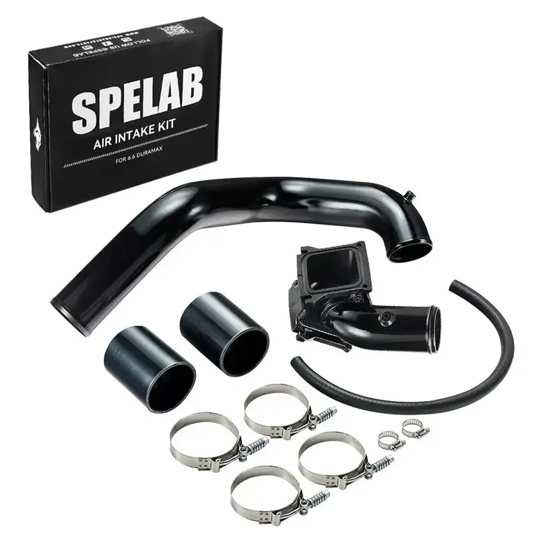 3" Cold Side Intercooler Pipe & Y-Bridge Kit For 2006-2010 6.6 Lbz Lmm Duramax Diesel | Spelab 1