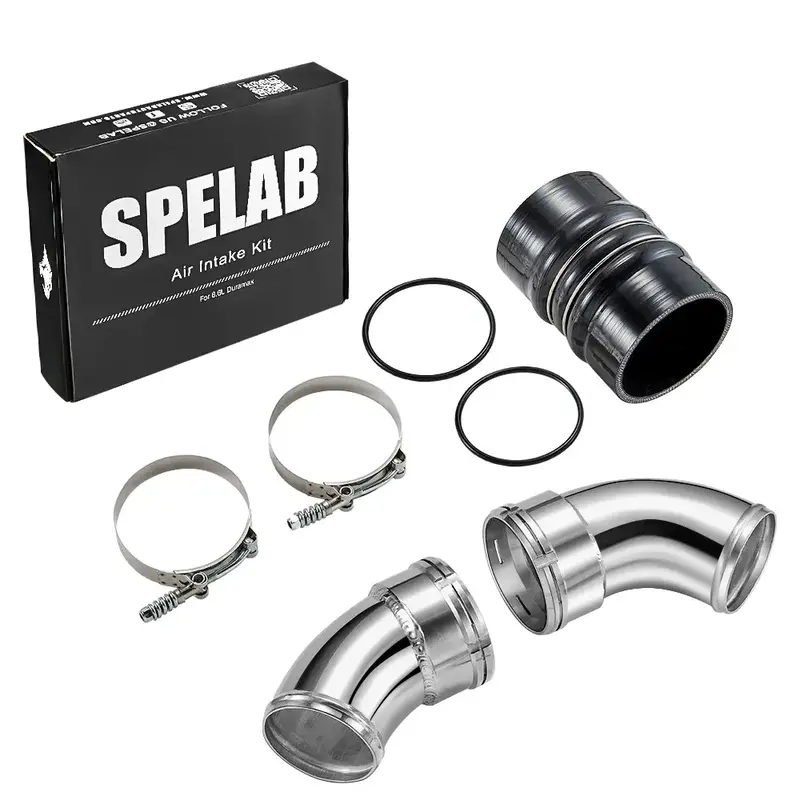 3" Cold Side Intercooler Pipe & Y-Bridge Kit For 2006-2010 6.6 Lbz Lmm Duramax Diesel | Spelab 2