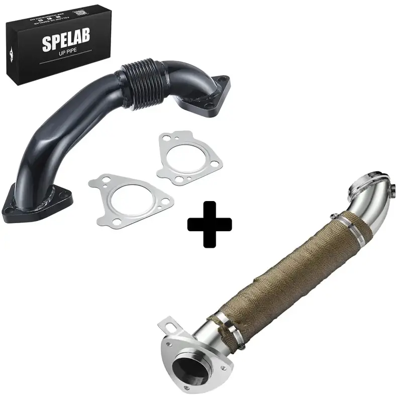 3'' Downpipe Exhaust For 2011-2016 Lml 6.6L Duramax Diesel | Spelab 13