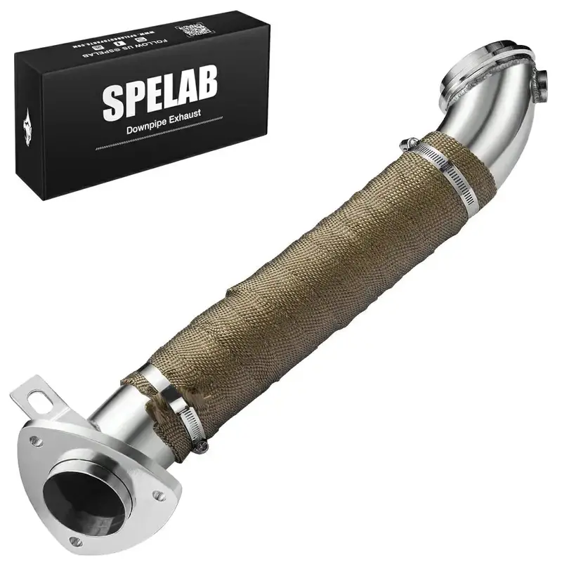 3'' Downpipe Exhaust For 2011-2016 Lml 6.6L Duramax Diesel | Spelab 2