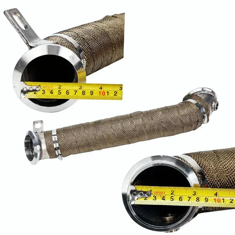 3'' Downpipe Exhaust For 2011-2016 Lml 6.6L Duramax Diesel | Spelab 5