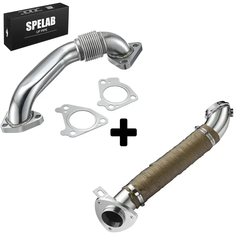 3'' Downpipe Exhaust For 2011-2016 Lml 6.6L Duramax Diesel | Spelab 6