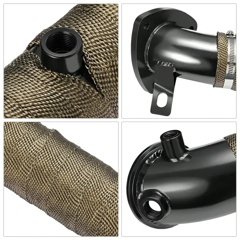 3'' Downpipe Exhaust For 2011-2016 Lml 6.6L Duramax Diesel | Spelab 8