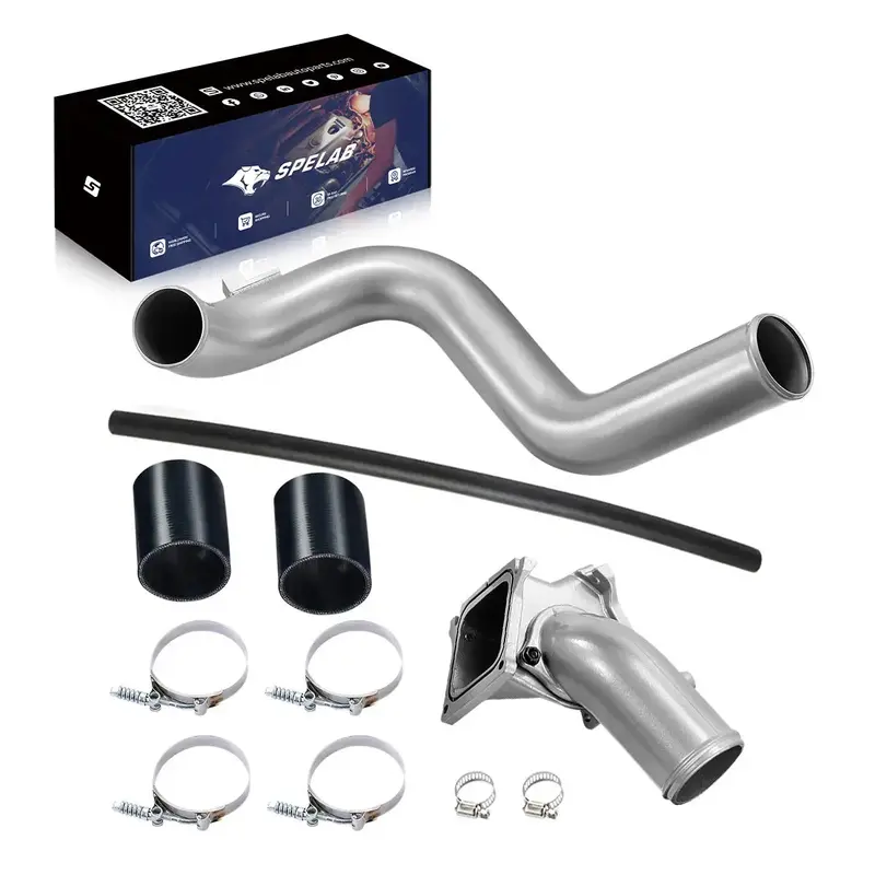 3 Inch Y-Bridge Cold Side Intercooler Pipe For 2006-2010 6.6 Duramax Lbz Lmm | Spelab 3
