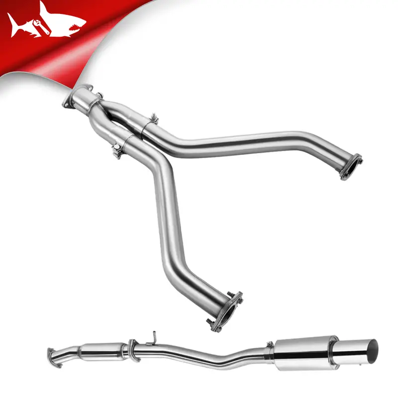 3 Inches Single Tip Cat-Back Exhaust For 2009-2020 Nissan 370Z 1
