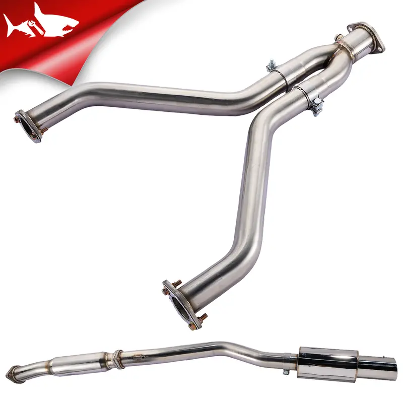 3 Inches Single Tip Cat-Back Exhaust For 2009-2020 Nissan 370Z 2
