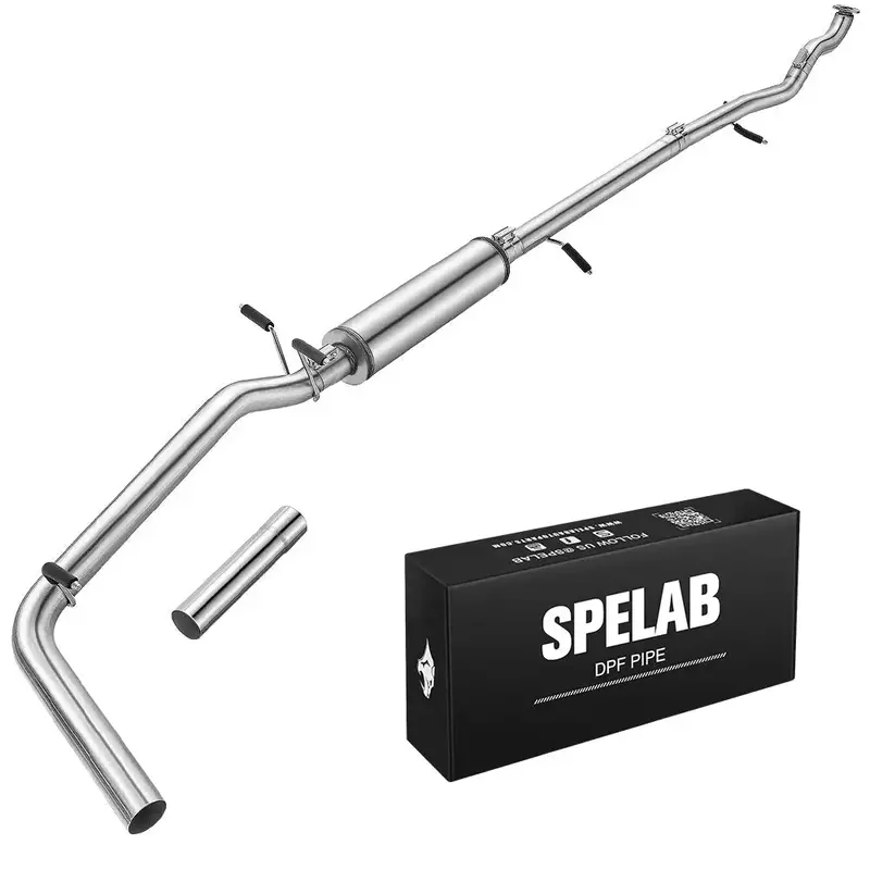 3‘’ Turbo-Back 2016-2019 Lwn 2.8L Duramax Dpf Delete Race Pipe W/Muffler | Spelab 1