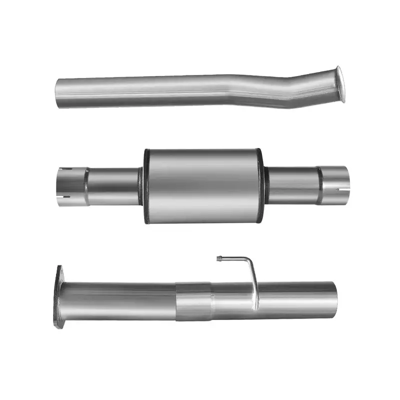 4.0/5.0 Inch 6.7 Powerstroke Dpf Delete Race Pipe | Downpipe-Back Exhaust W/Muffler For 2011-2023 Ford F-250, F-350, F-450 9