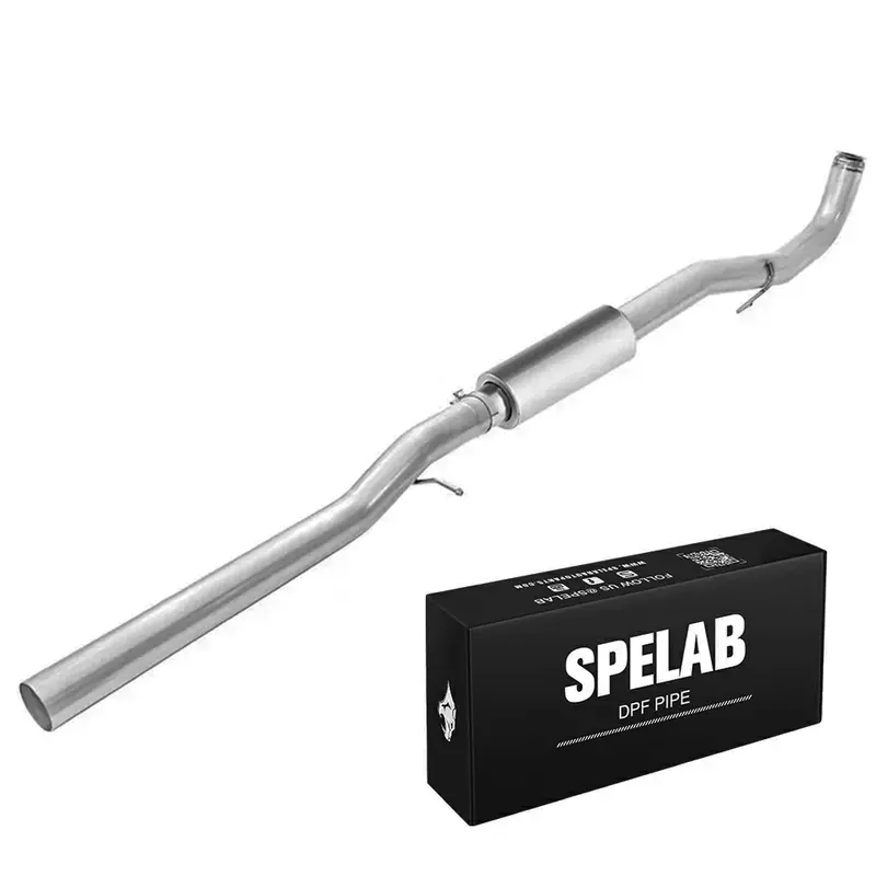 4‘’ 2011-2015 Lml 6.6 Duramax Cat & Dpf Delete Race Pipe W/Muffler | Spelab 2