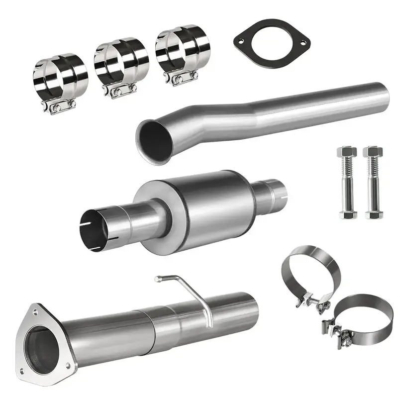 4‘’ 2011-2023 Ford 6.7 Powerstroke Dpf Delete Race Pipe W/Muffler | Spelab 2