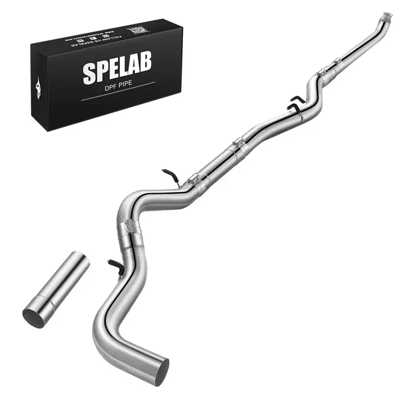 4‘’/5‘’ 2007-2010 Lmm 6.6L Duramax Dpf Delete Race Pipe | Spelab 4