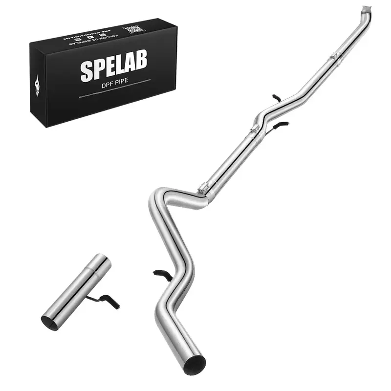 4‘’/5‘’ 2007-2010 Lmm 6.6L Duramax Dpf Delete Race Pipe | Spelab 5