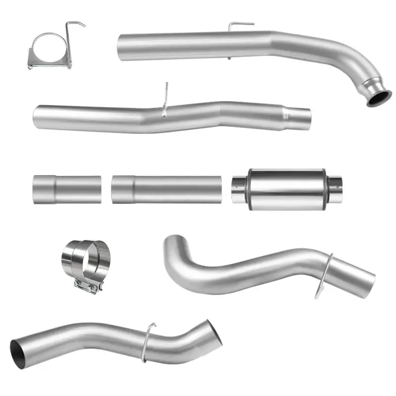 4‘’/5‘’ 2011-2016 Lml 6.6 Duramax Dpf Delete Race Pipe Exhaust Chevy Gmc 2500Hd 3500Hd 10