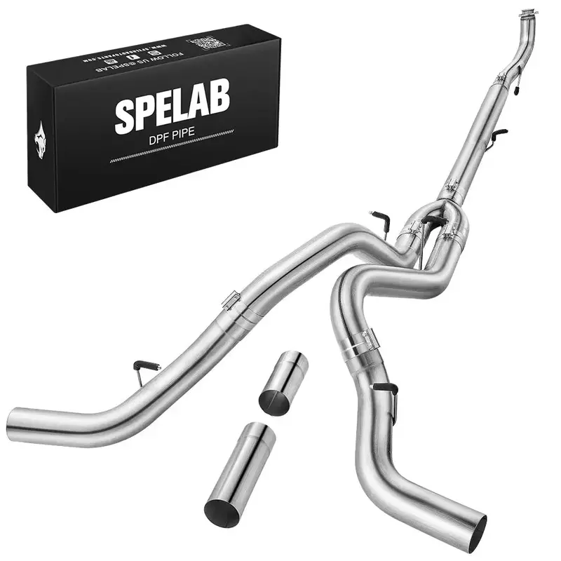 4‘’/5‘’ 2011-2016 Lml 6.6 Duramax Dpf Delete Race Pipe Exhaust Chevy Gmc 2500Hd 3500Hd 18